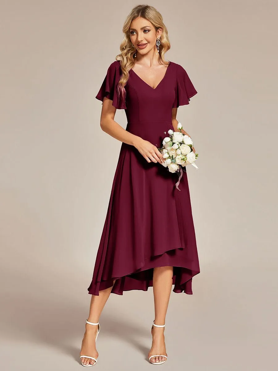 Roycebridal Grace midi mother of the bride gown in burgundy s18 Express NZ wide
