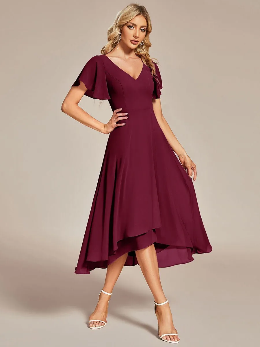 Roycebridal Grace midi mother of the bride gown in burgundy s18 Express NZ wide