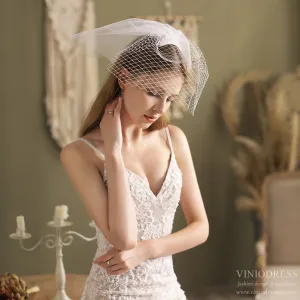 Roycebridal Mesh Birdcage Veil for Bride