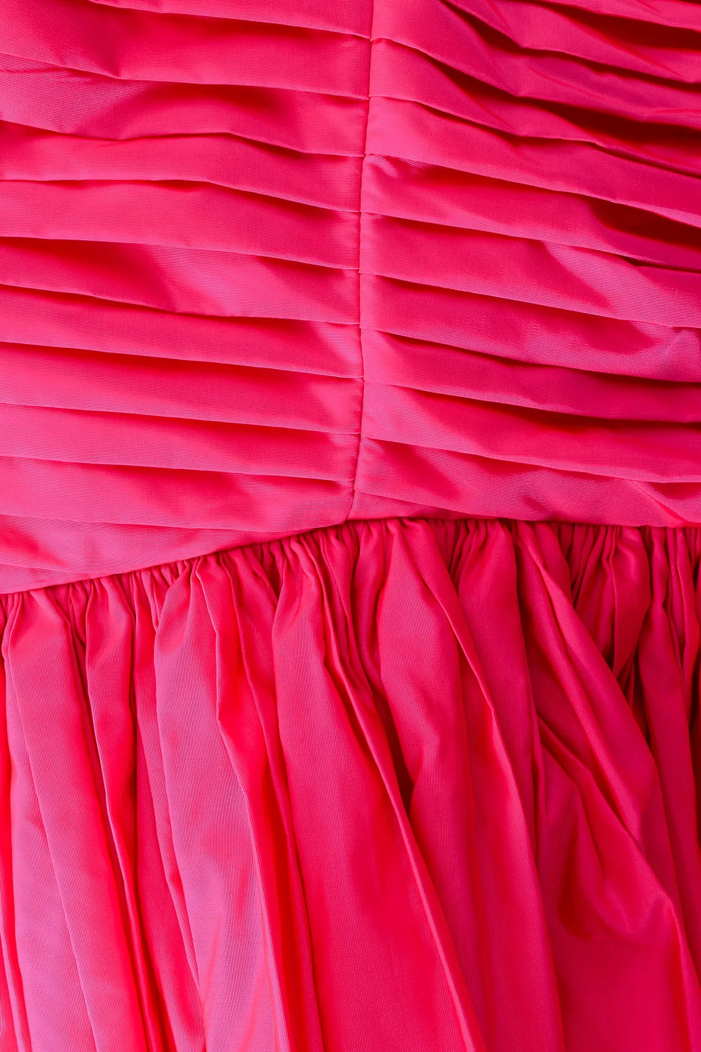 Ruffle Pleated Strapless Cocktail Dress