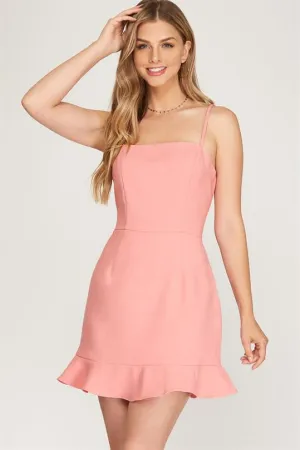 Ruffled Hem Dress