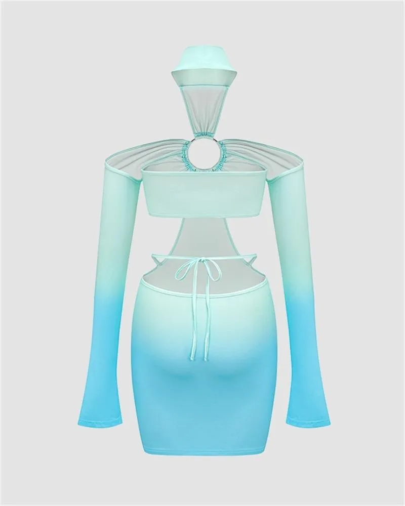 Sea Maiden Cut Out Dress