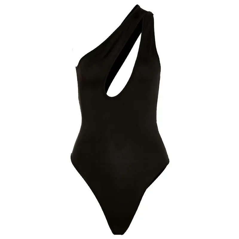 Seduce One-Shoulder Cutout Bodysuit