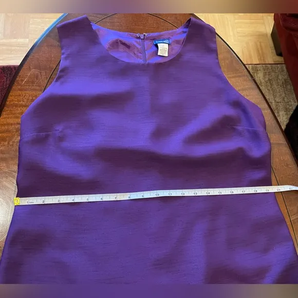 Signature Collection 2-piece set: dress and jacket embroidered, beaded purple 14