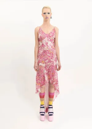 Silk beaded gown