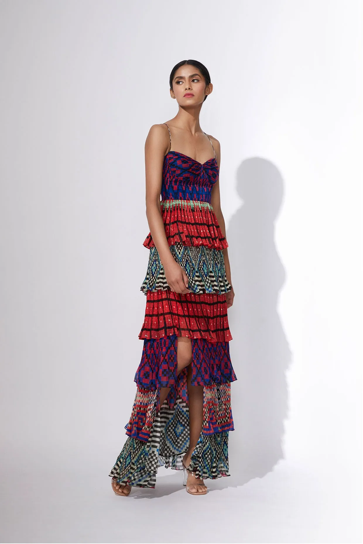 SK Abstract Dress SS21011