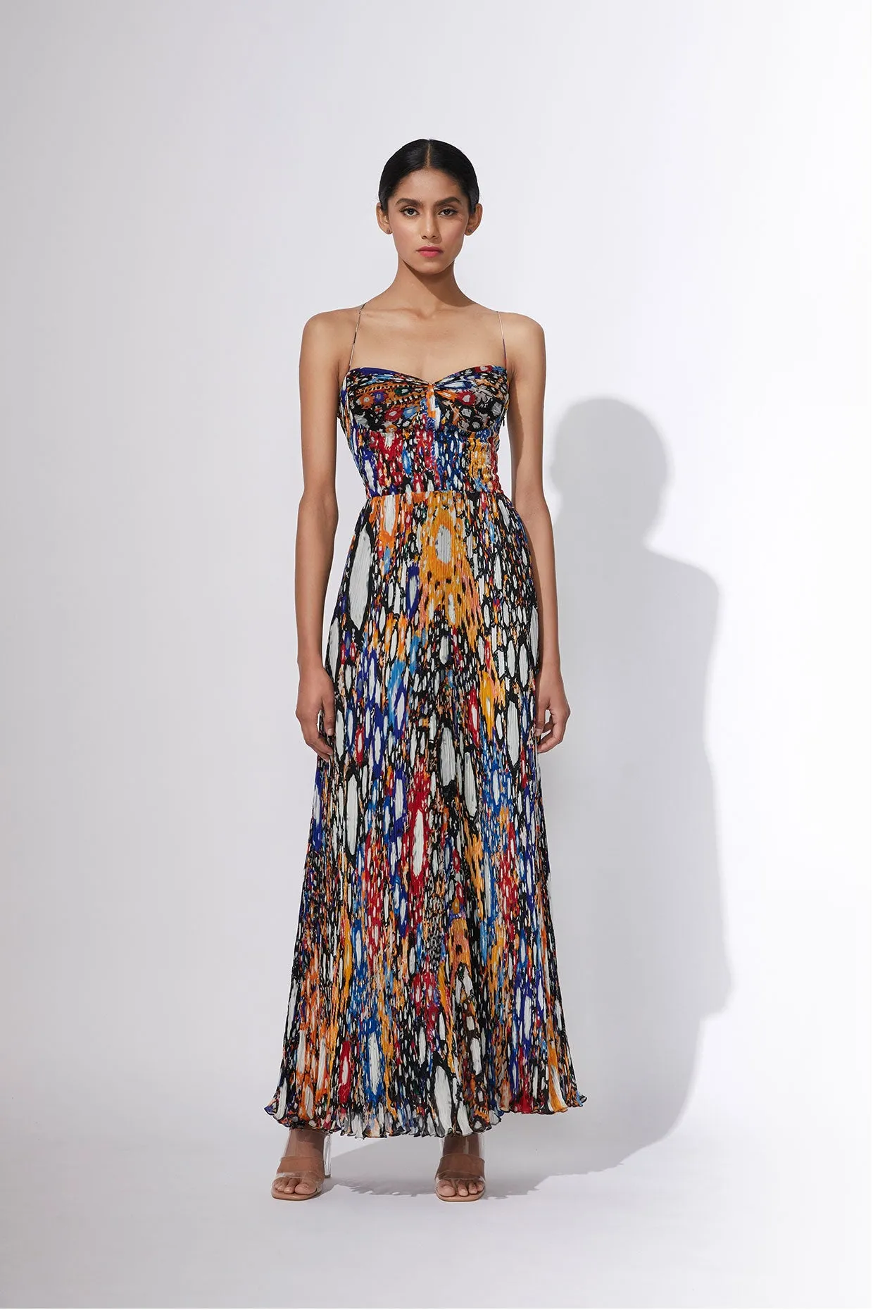 SK Mirror Print Dress SS21012
