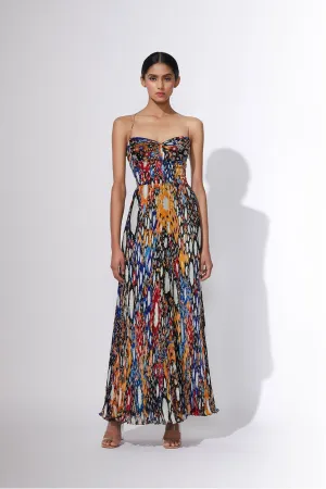 SK Mirror Print Dress SS21012