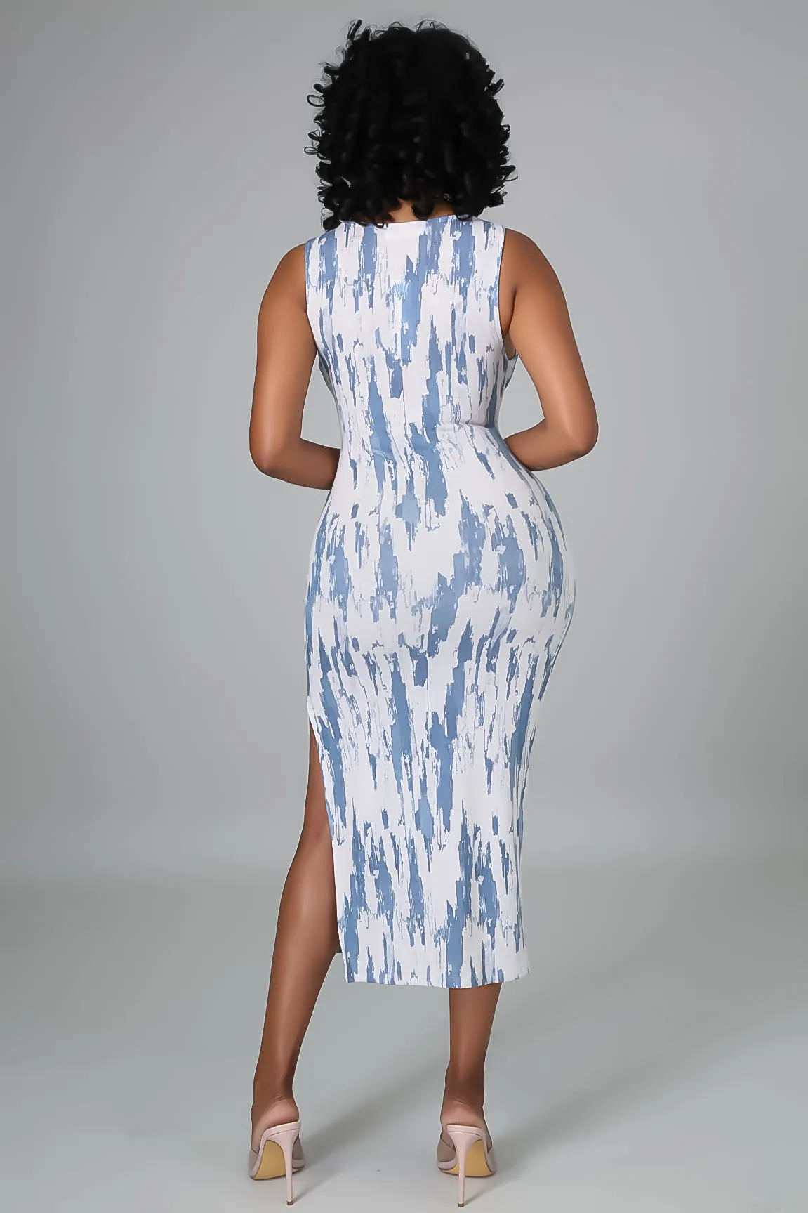 SKY MIDI DRESS