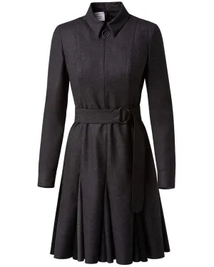Slate Long Sleeve Shirt Dress
