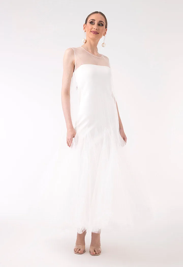 Sleeveless Tulle Dress