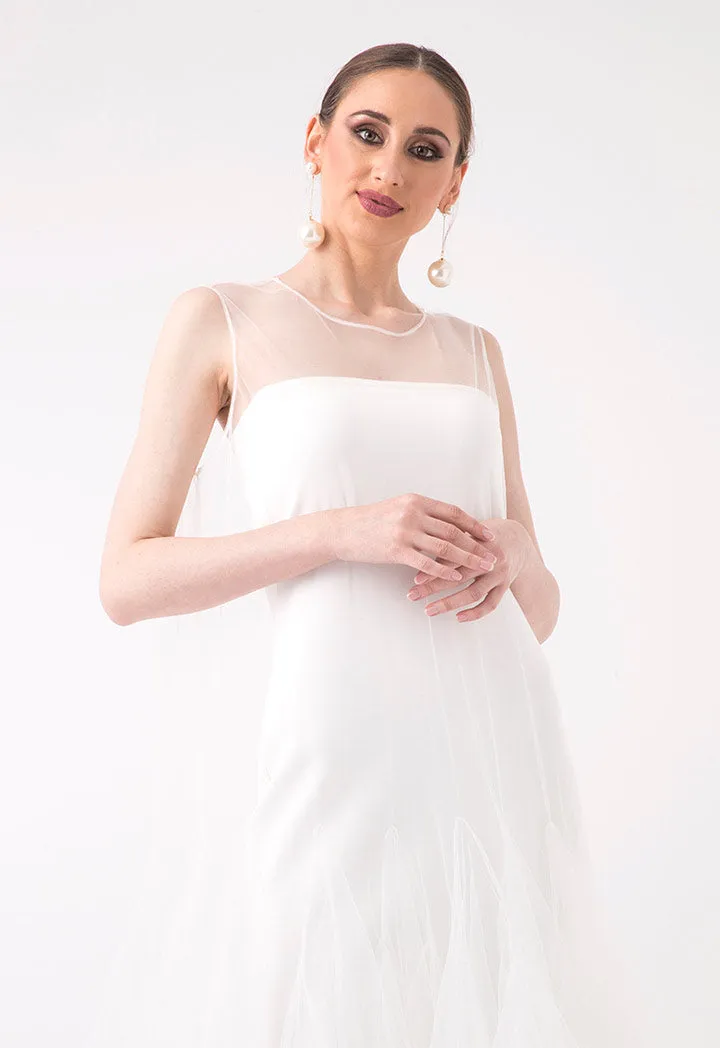 Sleeveless Tulle Dress