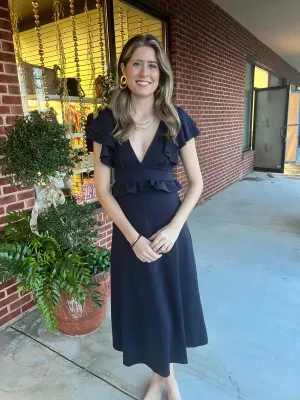 Smith & Quinn Genevieve Dress in Navy