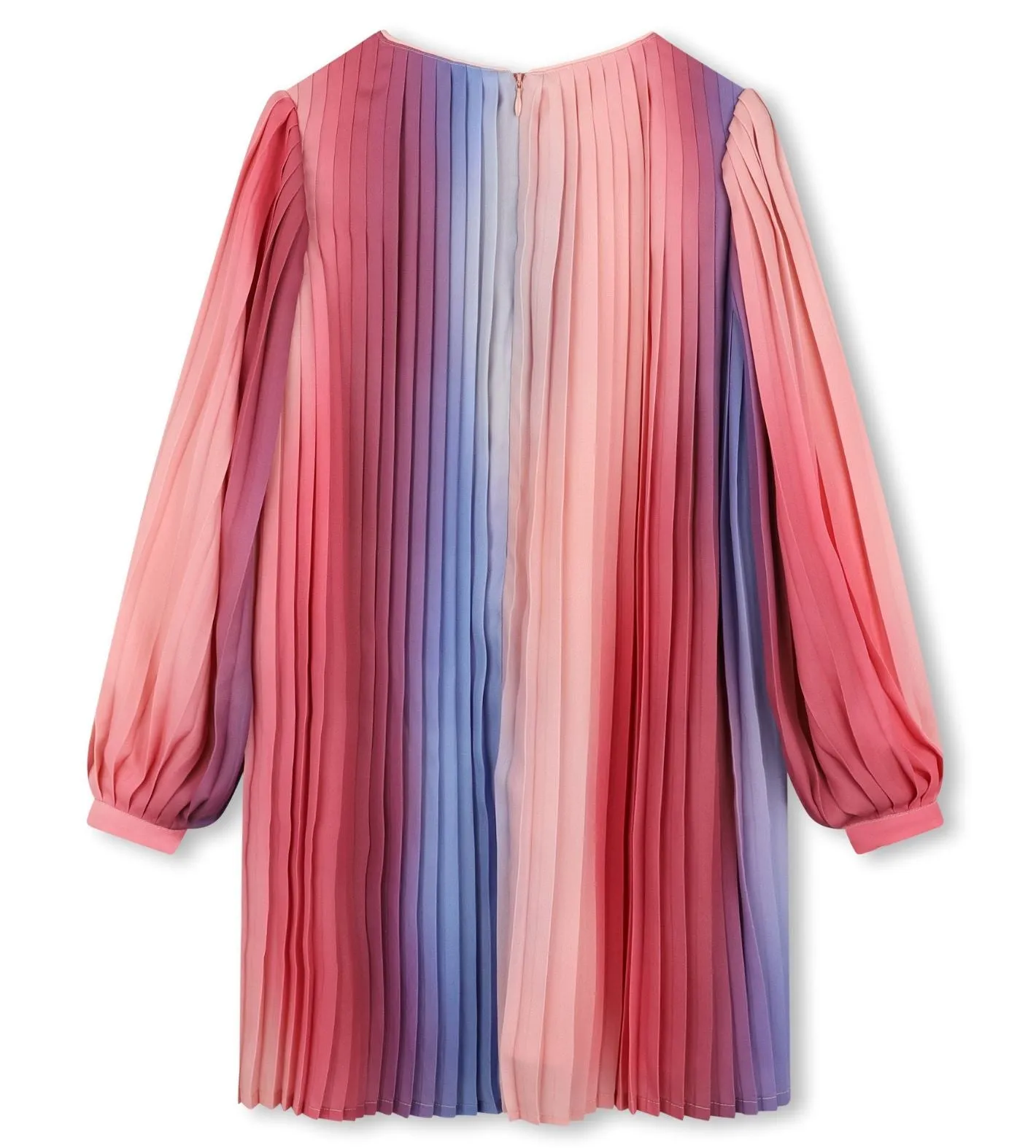 Sonia Rykiel Pleated Gradient Print Dress