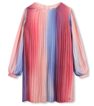 Sonia Rykiel Pleated Gradient Print Dress