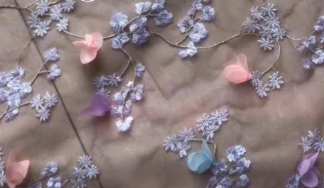 Spaghetti Strap 3D Flower Applique Sky Blue Prom Dresses Ball Gowns, PD0838