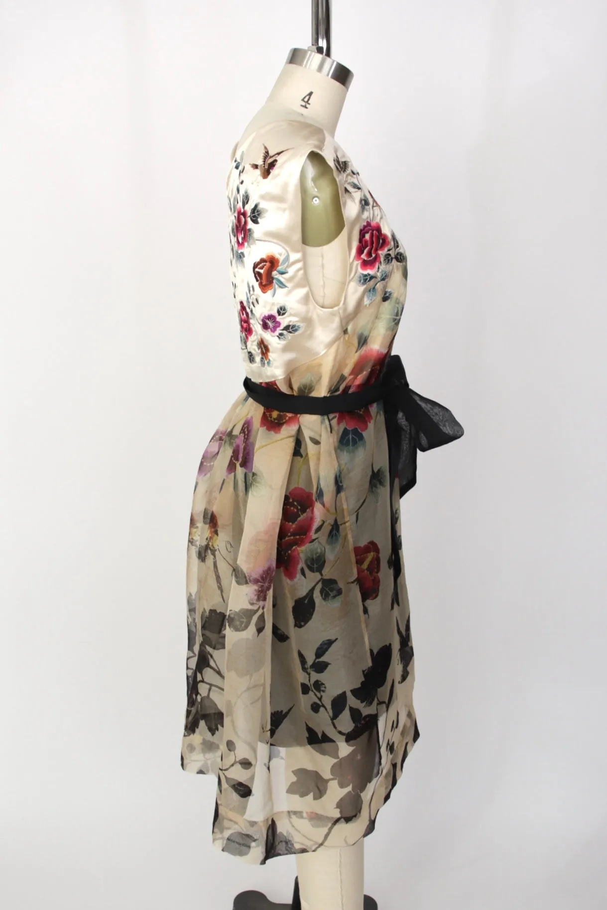 S/S 2012 Gary Graham Silk Embroidered Dress