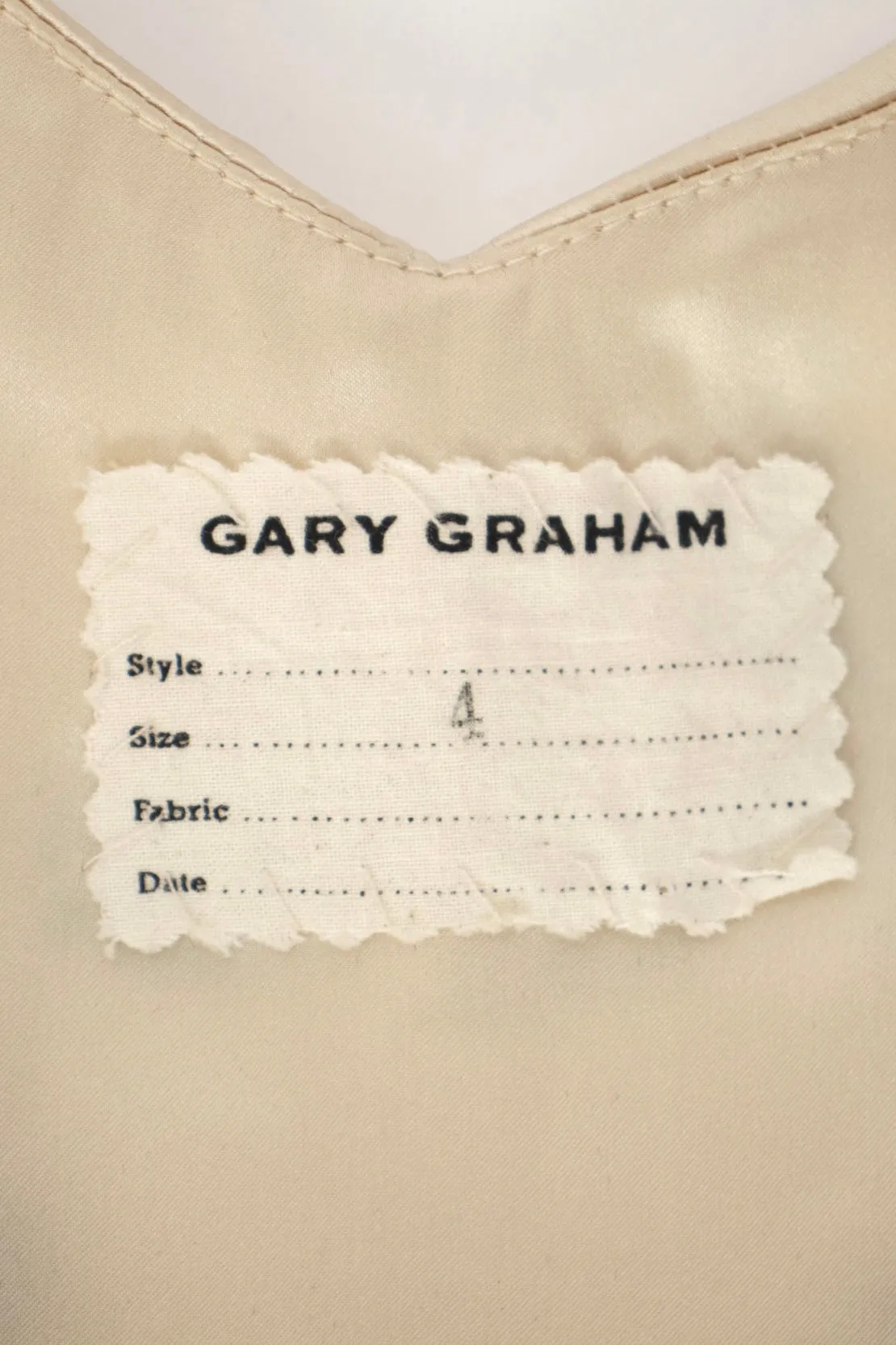S/S 2012 Gary Graham Silk Embroidered Dress
