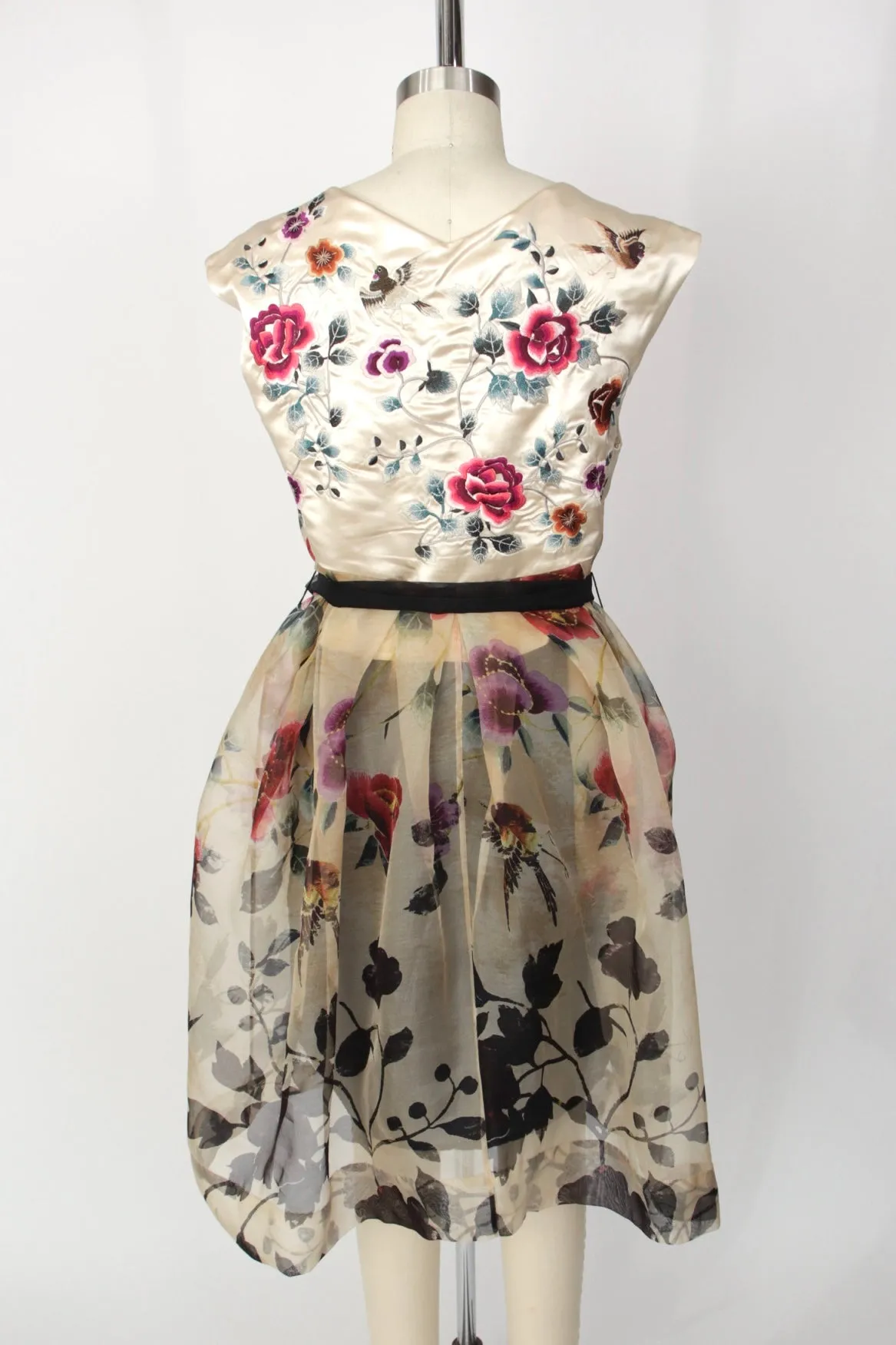 S/S 2012 Gary Graham Silk Embroidered Dress