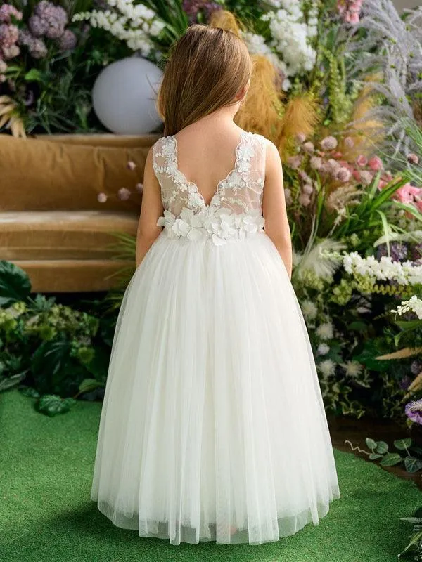 Teter Warm FS116F Hope  - Girl's Flower Girl Dress Off White