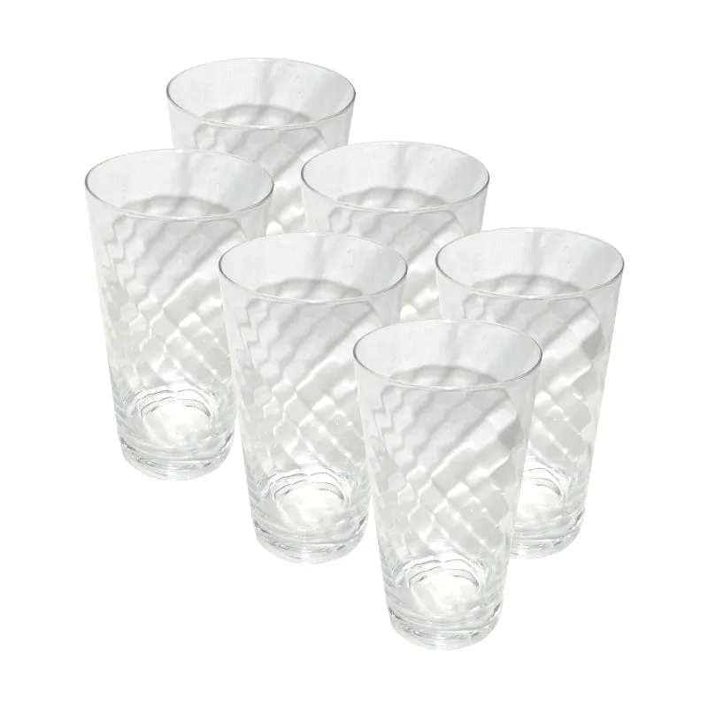 T.H Tumbler Glass 550ml Set Of 6