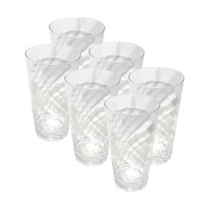 T.H Tumbler Glass 550ml Set Of 6