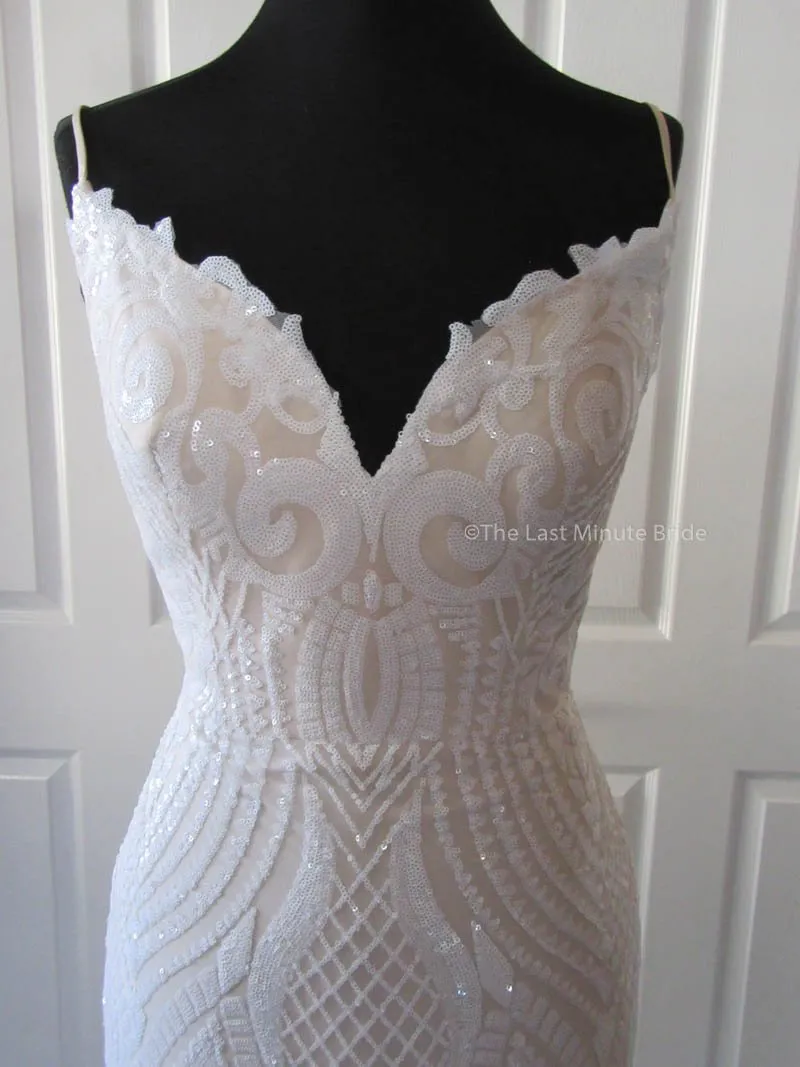 The Last Minute Bride Style: Samantha Iv/Nude size 12