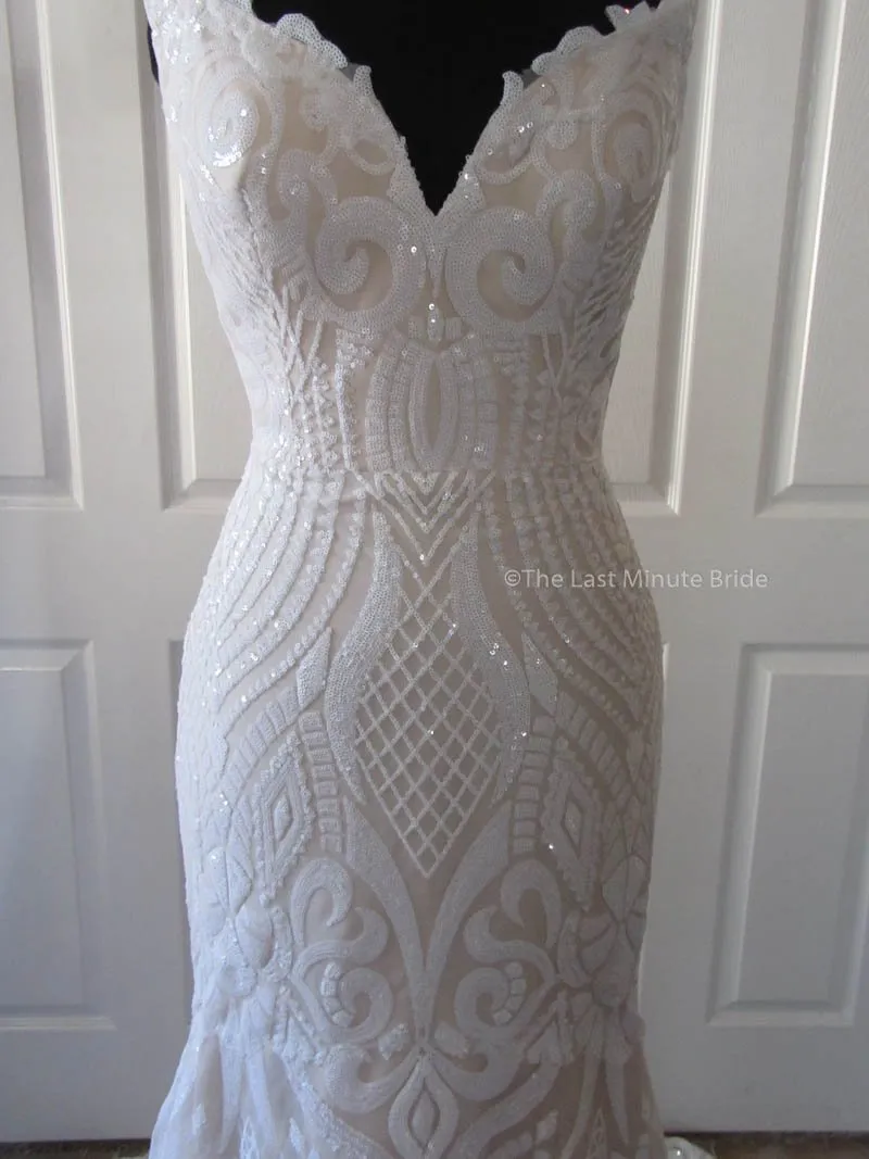 The Last Minute Bride Style: Samantha Iv/Nude size 12