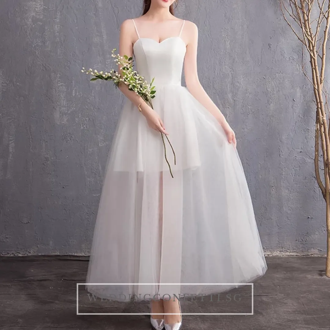 The Steffia Wedding Bridal Sleeveless Satin Dress