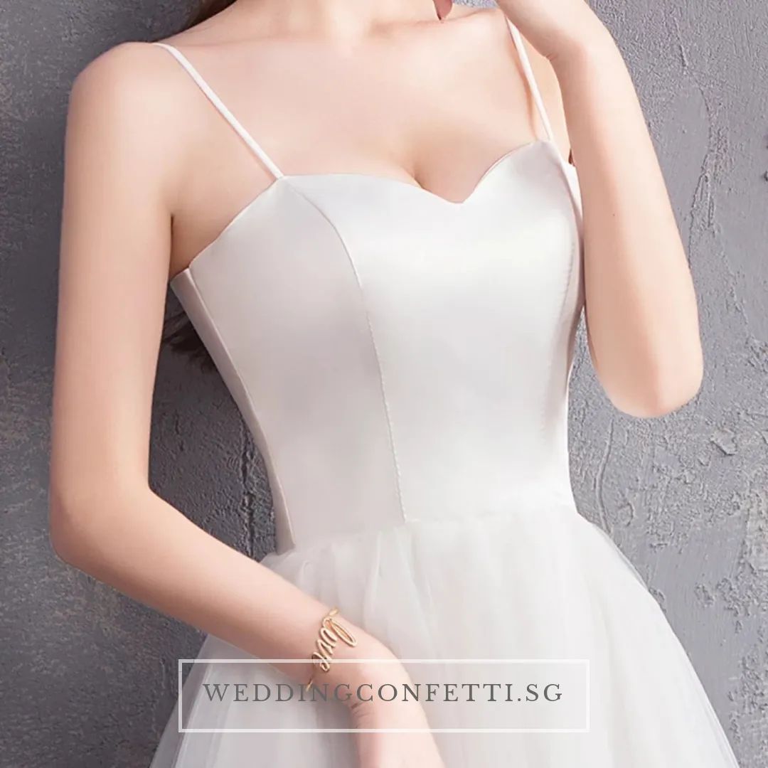 The Steffia Wedding Bridal Sleeveless Satin Dress