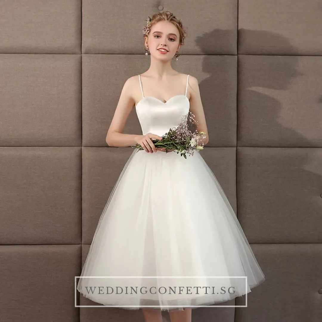 The Steffia Wedding Bridal Sleeveless Satin Dress
