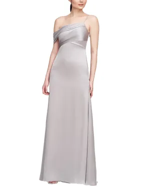 Theia Alaina One-Shoulder Gown