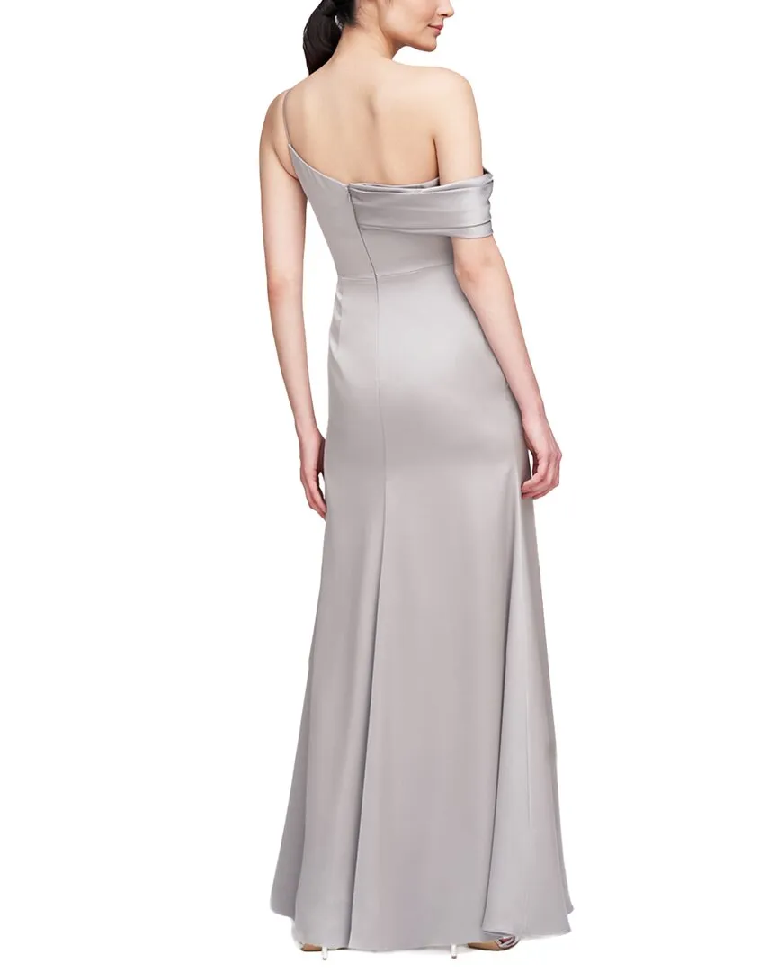 Theia Alaina One-Shoulder Gown