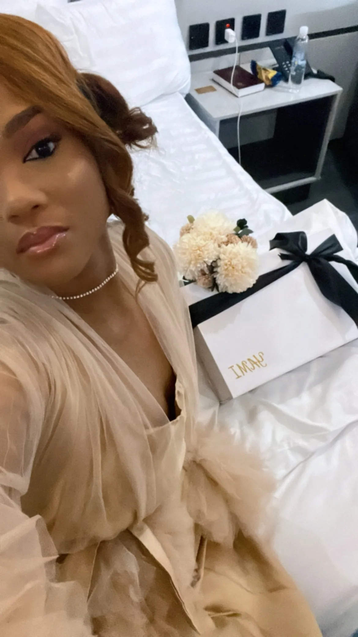 Tiara Ruffle Bridesmaids Robe and Slip preorder