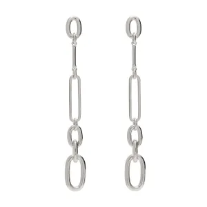 Tidal Earrings in Silver