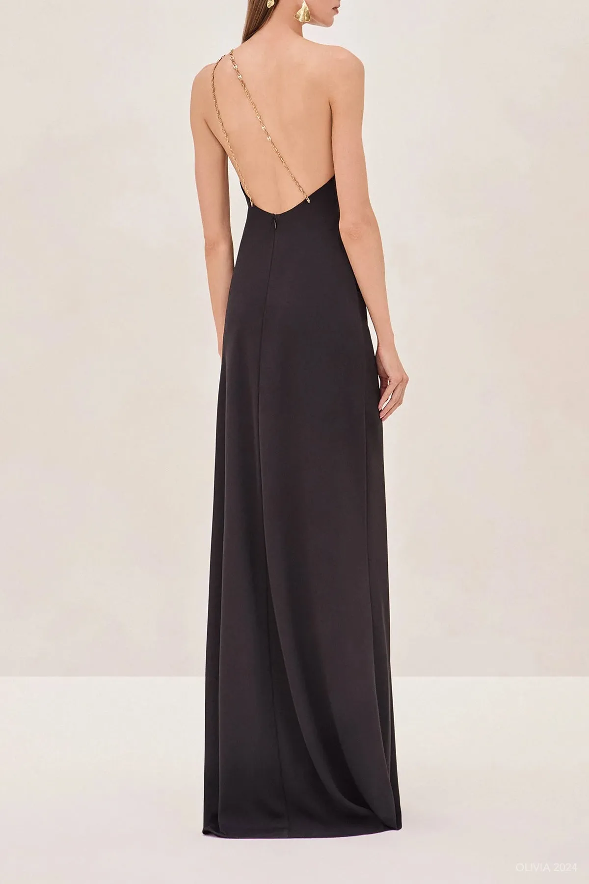 Tribeca Long Dress In Black