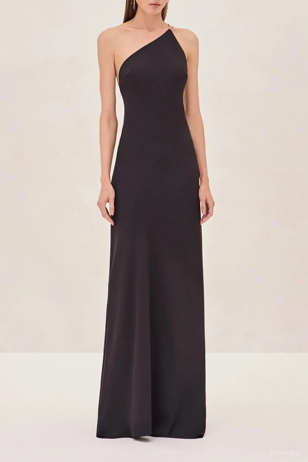 Tribeca Long Dress In Black