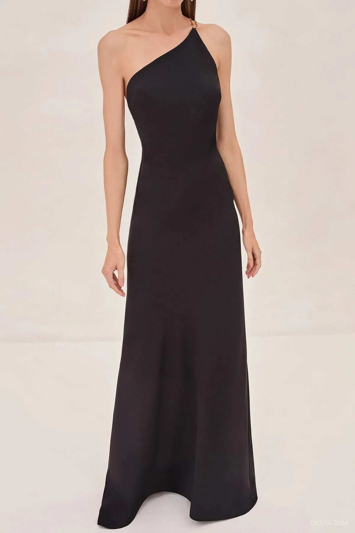 Tribeca Long Dress In Black