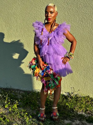 Tulle Tiered Mini Dress (FINAL SALE)