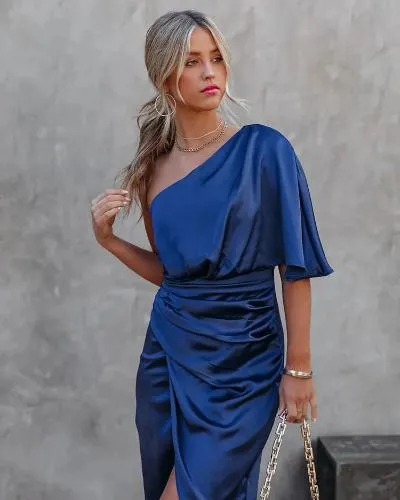 Tullia | Elegant Draped Cocktail Dress