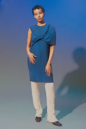 Twist Front Dress - Denim