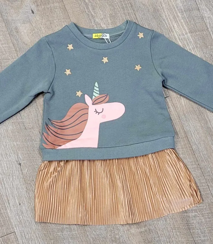 Unicorn Gold Skirt Dress