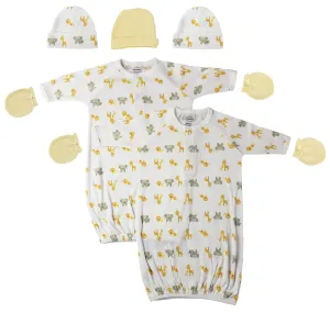 Unisex Newborn Baby 7 Piece Gown Set NC_0769