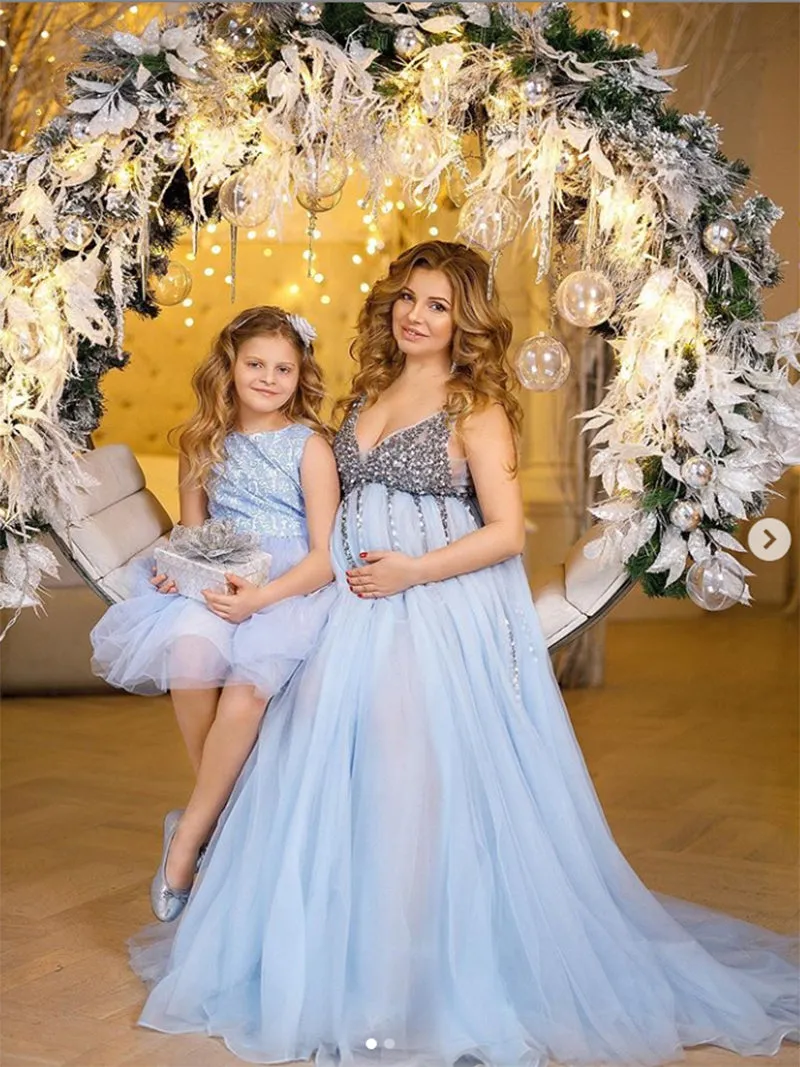 V-Neck Beaded Evening Dresses Prom Dress Elegant Sleeveless Maxi Dress Photo Shoot Dress