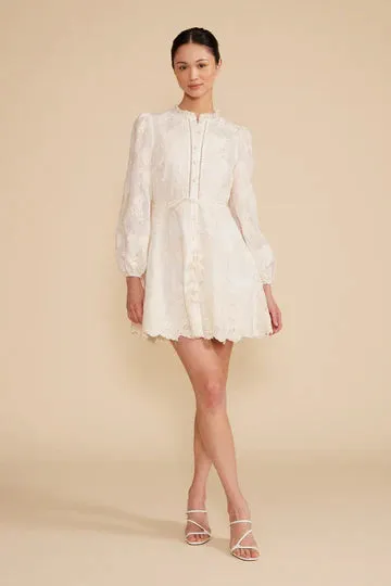 Valetta Mini Ivory Dress