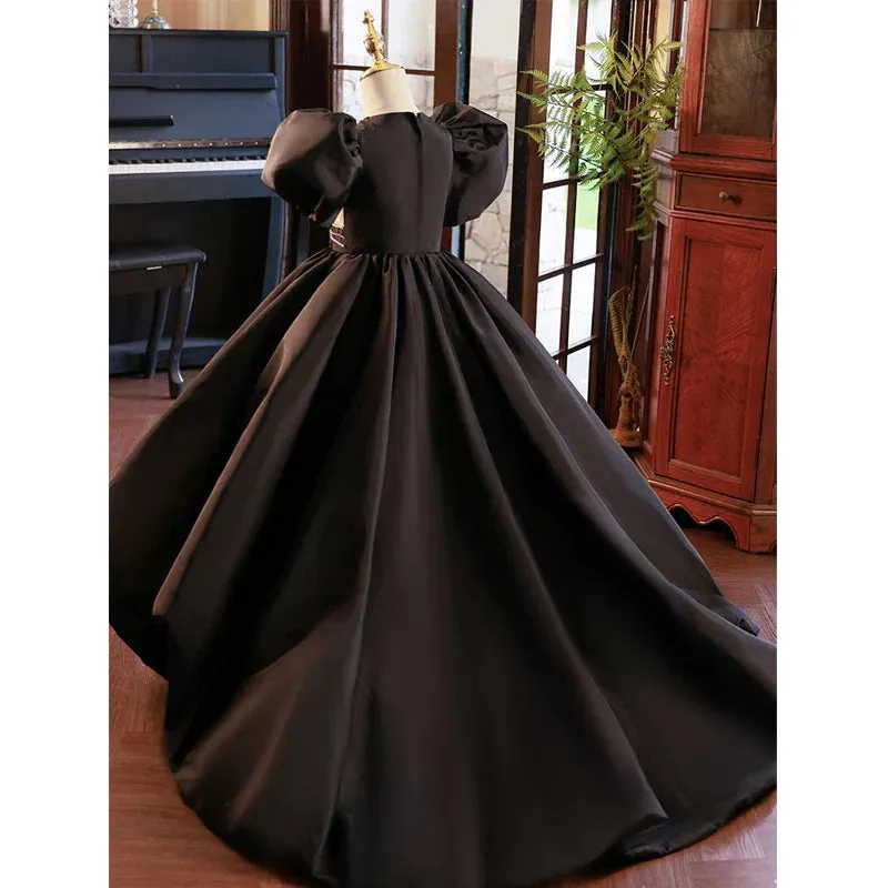 Vintage Beaded Sweep train Gown
