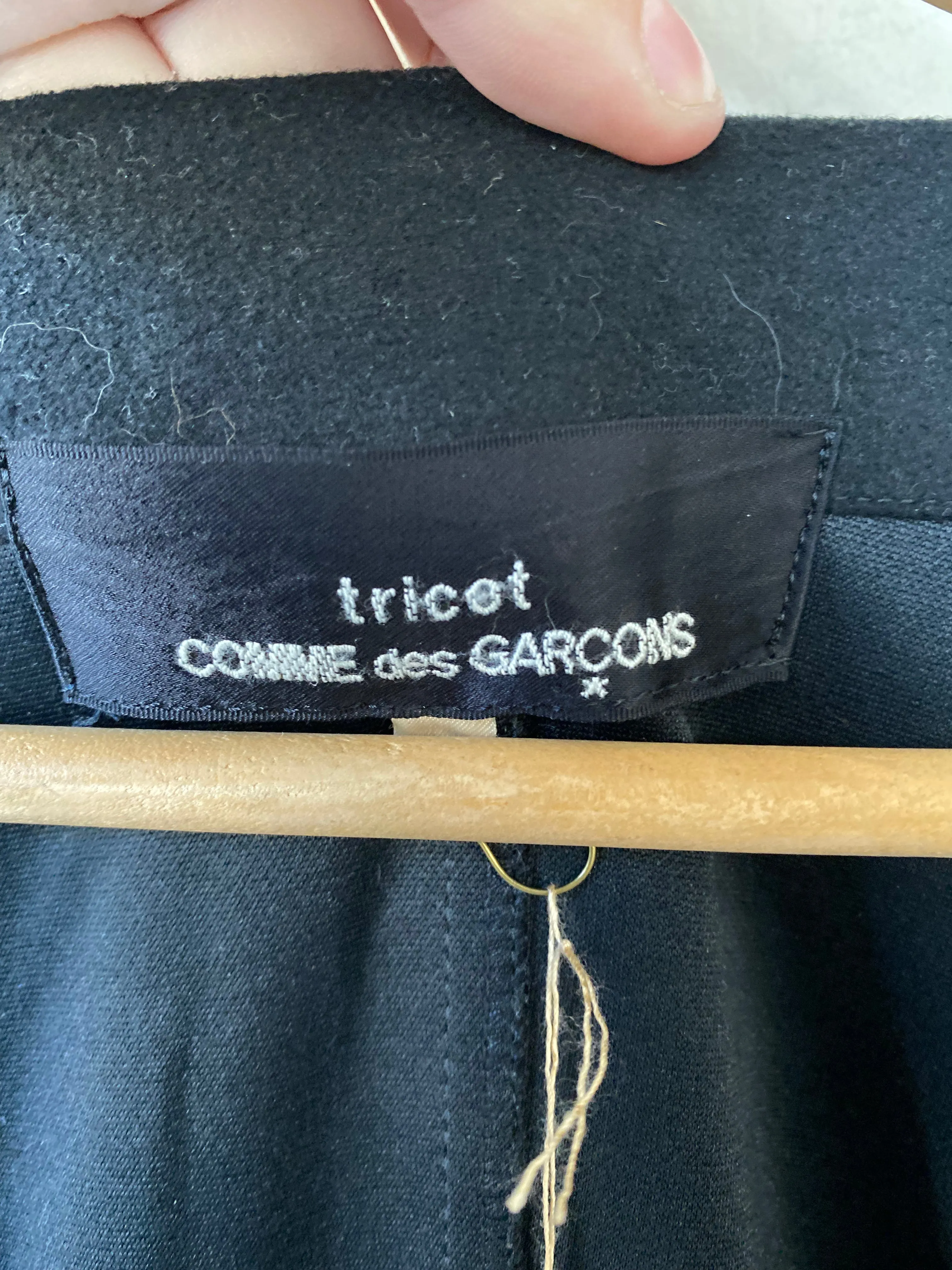Vintage Comme des Garcons Black Pleated Dress