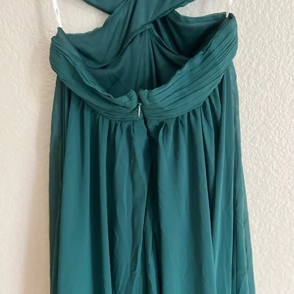 Vivid Imagination Emerald Green Cutout Maxi Dress