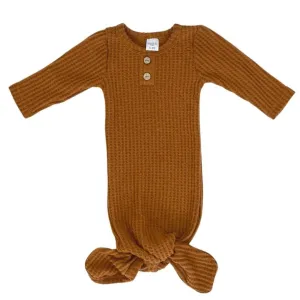 Waffle Knit Knotted Gowns