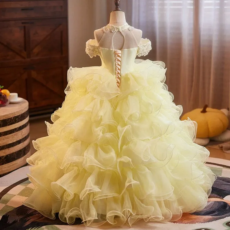 Wedding flower girl dresses, pageant dresses, baby girl first birthday party dresses, special occasion ball gowns